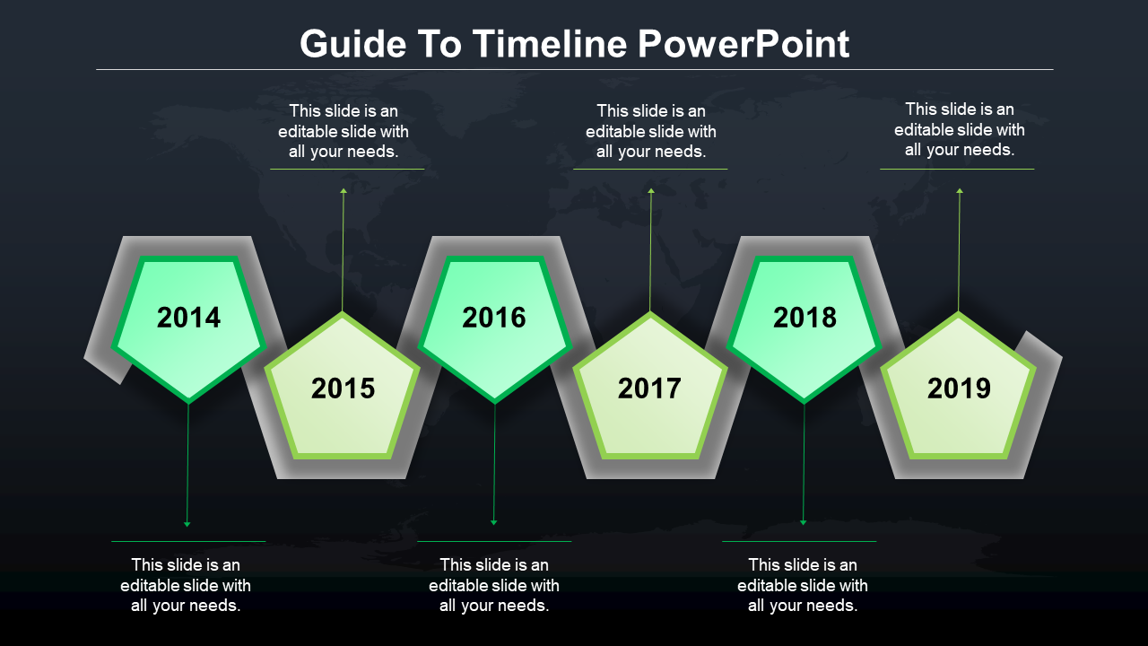 timeline powerpoint download-green-6
